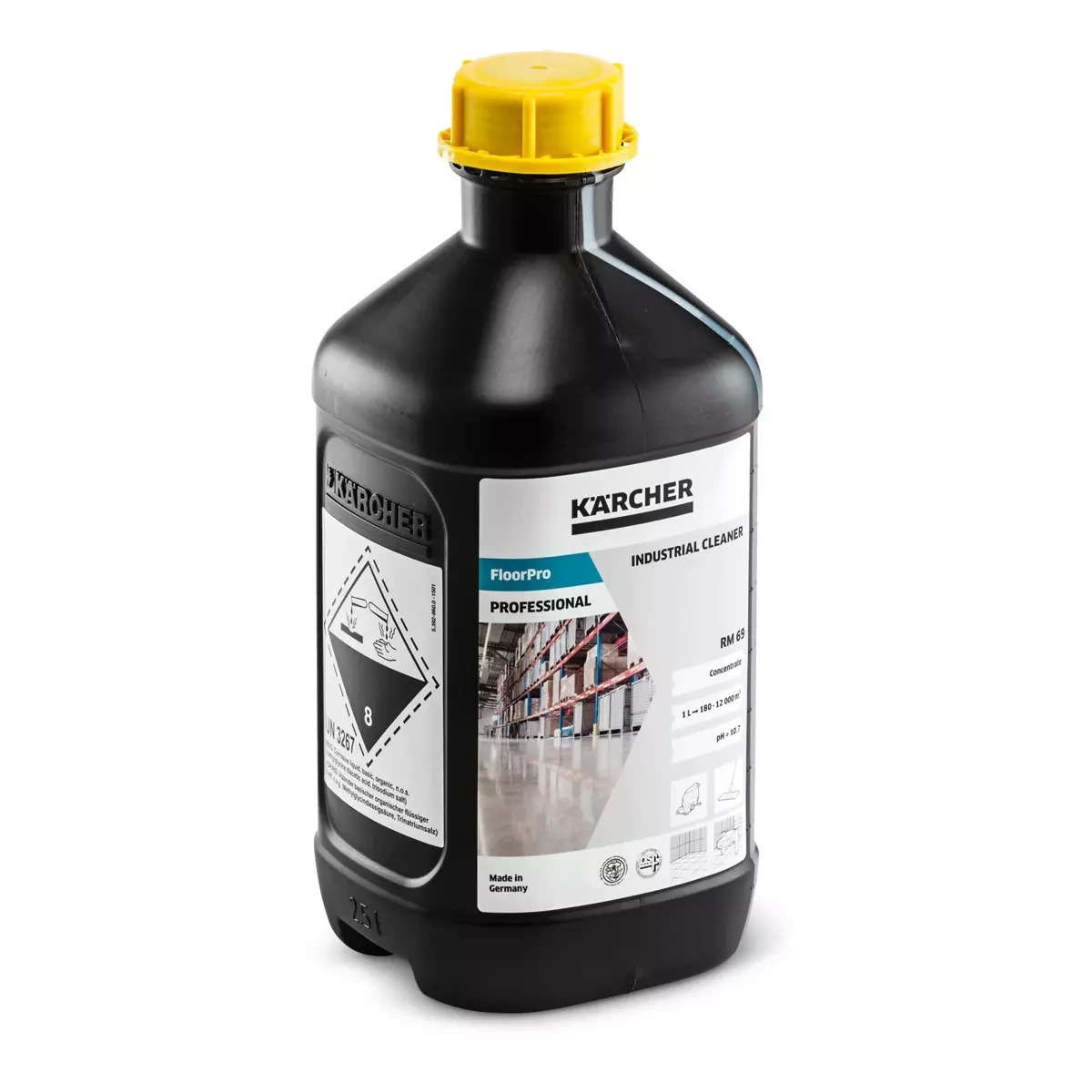 Karcher RM 69 2,5L Środek do czyszczenia posadzek przemysłowych, 2.5l - Skuteczność i wydajność