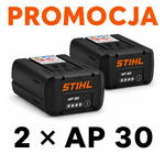 STIHL Zestaw 2 × AP 30 – akumulatory 270 Wh, System AP