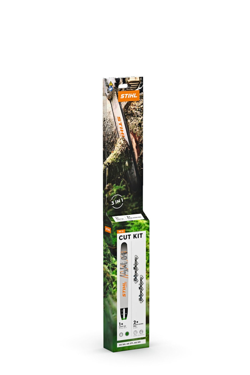STIHL Cut Kit 12 – prowadnica Light 04 45 cm + 2x 23RM3 .325