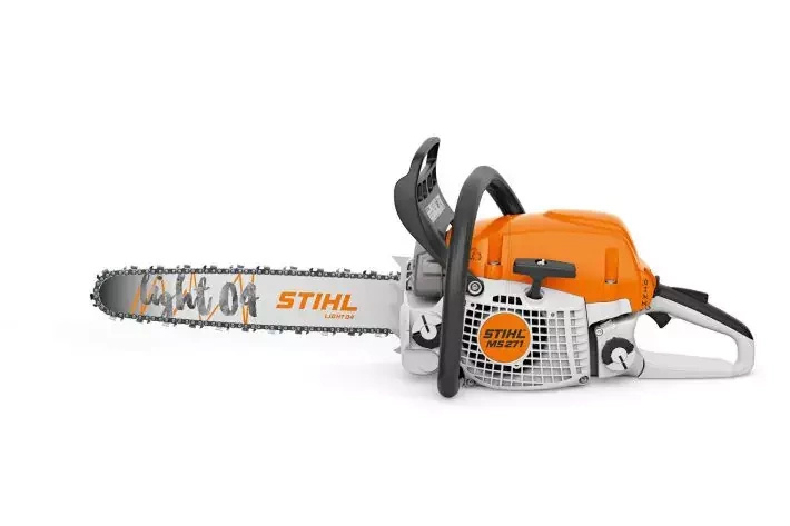 Stihl pilarka spalinowa MS 271 RS Pro - System antywibracyjny i przełącznik