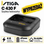 STIGA C 430 F – szybka ładowarka
