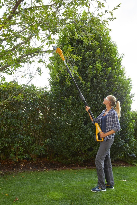 STIGA MT 100e – podkrzesywarka i sekator akumulatorowy na wysięgniku, zestaw