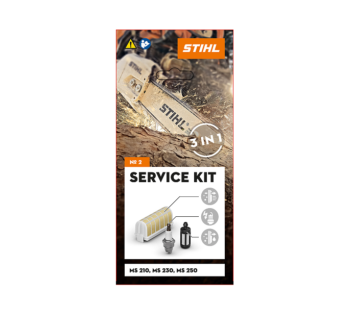STIHL Zestaw serwisowy nr 2 do MS 210, 230, MS 250 - wysoka jakość i niezawodność