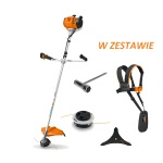 Stihl Kosa spalinowa FS 235 [Moc 2,1 KM] głowica żyłkowa AC C26-2, trójząb 250-3 - ZESTAW