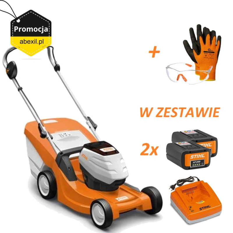 STIHL Kosiarka akumulatorowa RMA 443 zestaw z 2 x AP 200 + AL 300