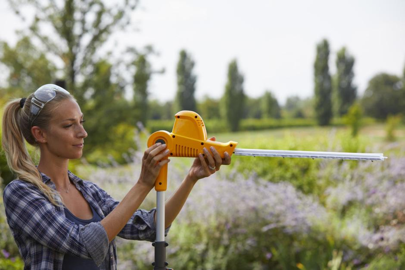 STIGA MT 100e – podkrzesywarka i sekator akumulatorowy na wysięgniku, zestaw