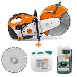 Stihl TS 420 [Moc 4,4 KM] Zestaw z kanistrem, tarczą i olejem