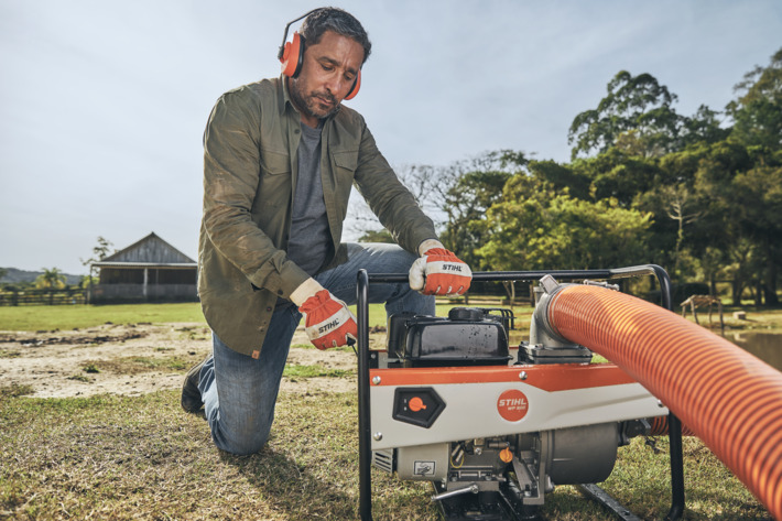 STIHL WP 900 – pompa wody spalinowa, maks. wydajność 94 m³/h