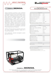 HONDA Agregat prądotwórczy EA 3000N3 AVR