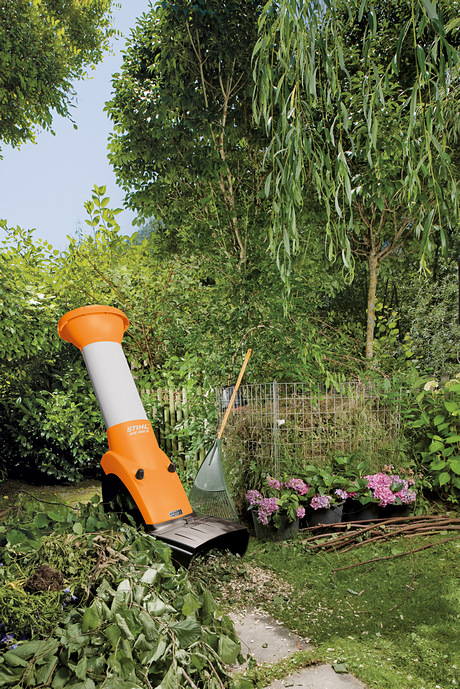 Stihl rozdrabniacze GHE 250 S [Moc 2,5 kW] MultiCut 150 - bezpieczeństwo i łatwość obsługi