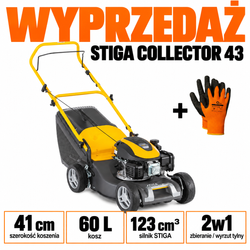 STIGA Collector 43 Kosiarka spalinowa 41 cm, 123 cm³, kosz 60 L