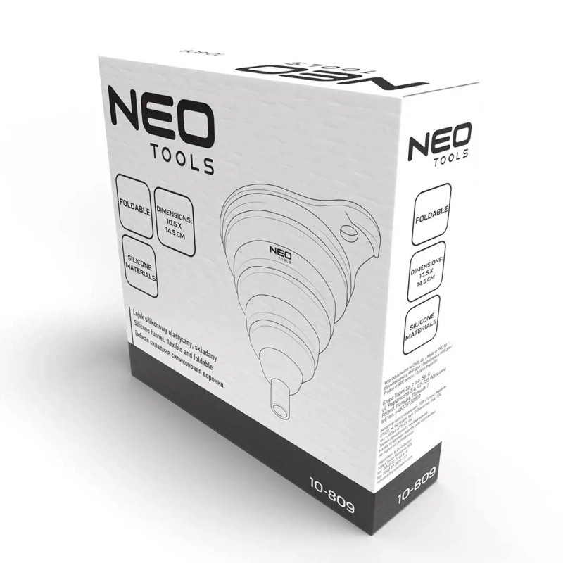 NEO TOOLS Składany lejek silikonowy