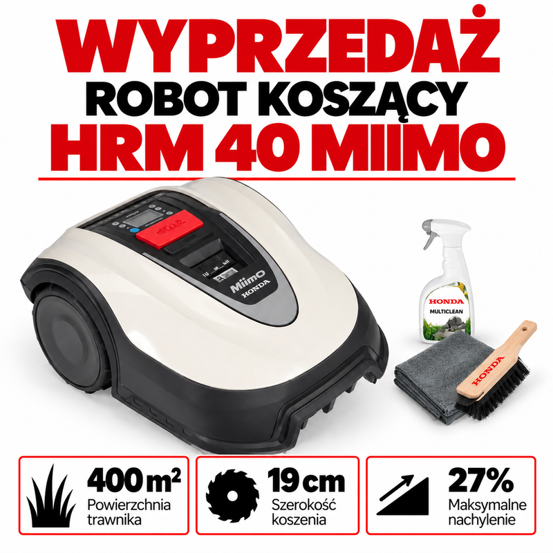 HONDA HRM 40 Miimo Robot koszący do 400 m², 19 cm