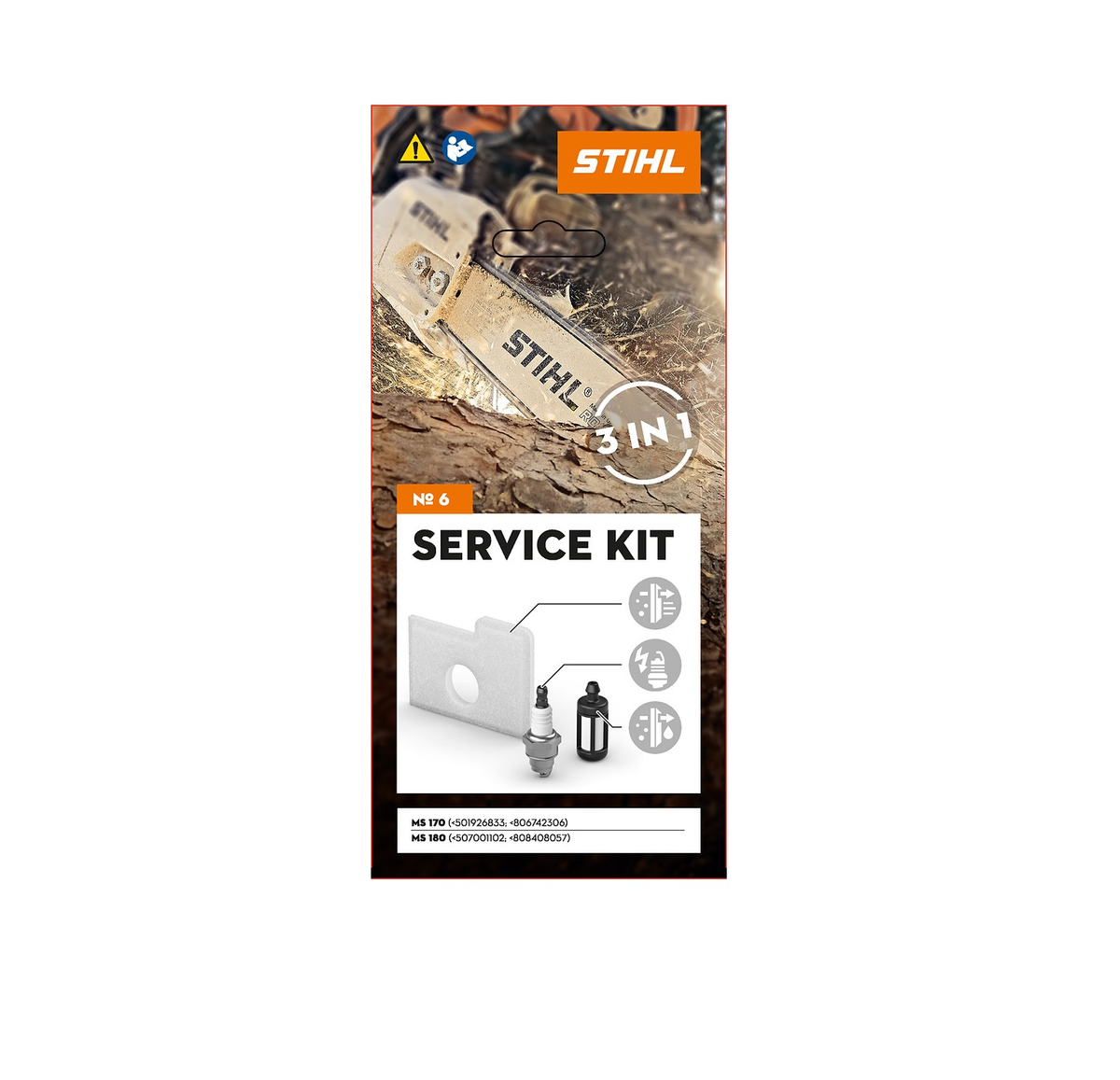 STIHL Zestaw serwisowy nr 6 do MS 170 (do 2014), MS 180 (do 2015) - wysoka jakość i niezawodność