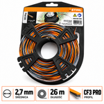 STIHL Żyłka Carbon High-Tech CF3 Pro 2,7 mm x 26m