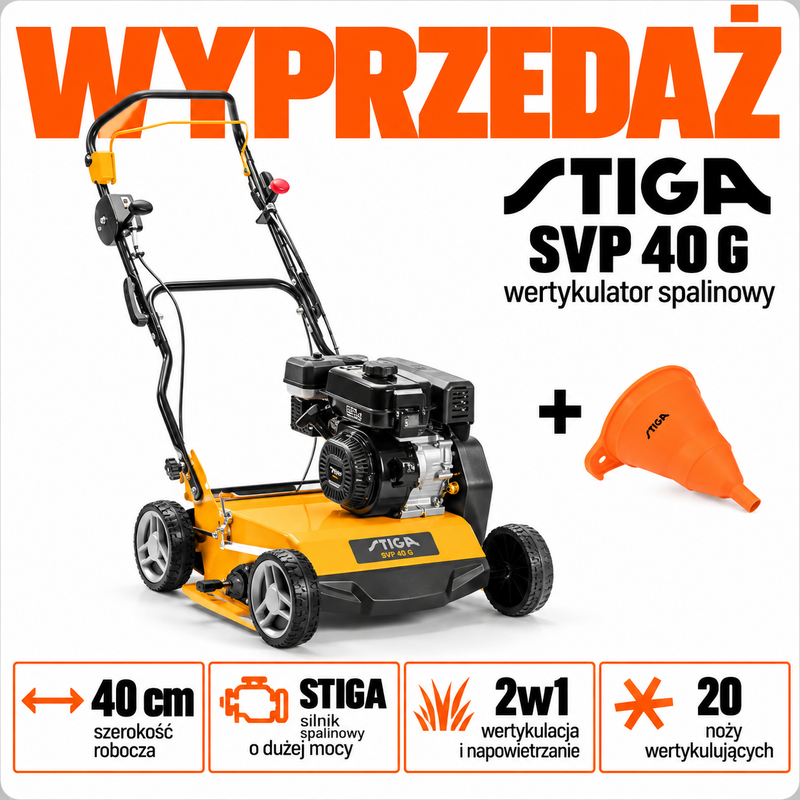 STIGA SVP 40 G – wertykulator spalinowy