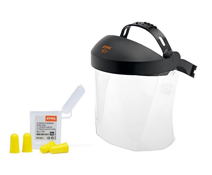 STIHL Osłona twarzy/słuchu krótka z wizjerem PC - bezpieczeństwo i komfort
