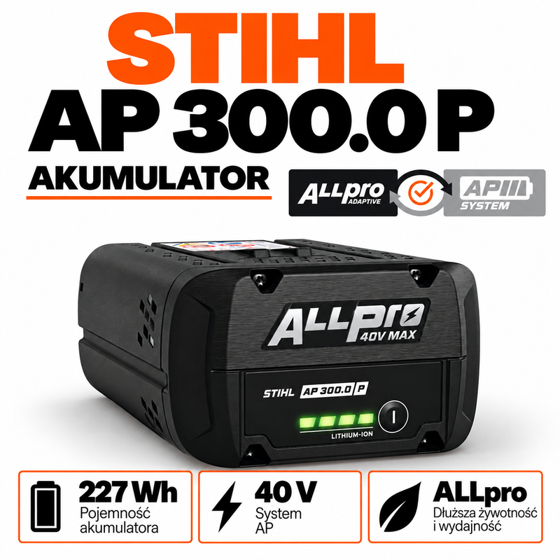 STIHL AP 300.0 P Akumulator 36 V, 333 Wh – ALLPRO Performance