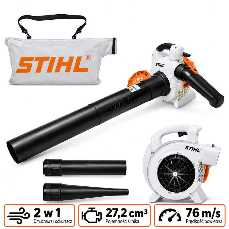 STIHL SH 86 – odkurzacz ogrodowy spalinowy, 1,1 KM