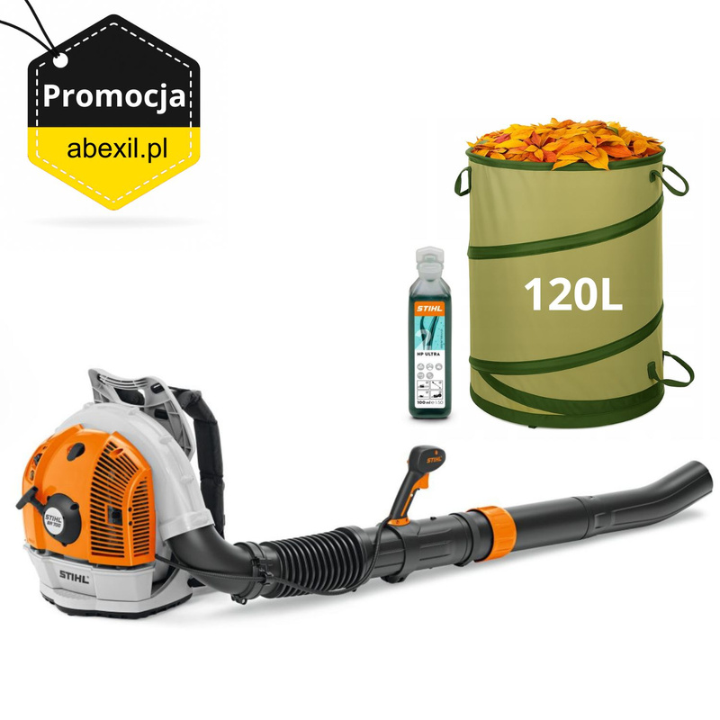 STIHL BR 500 – dmuchawa plecakowa, 22 N, 93 m/s