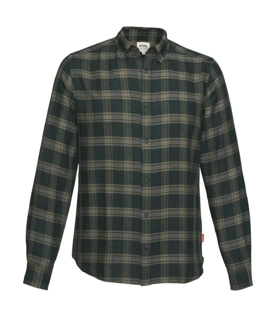 Koszula PLAID zielona - elegancja i wygoda
