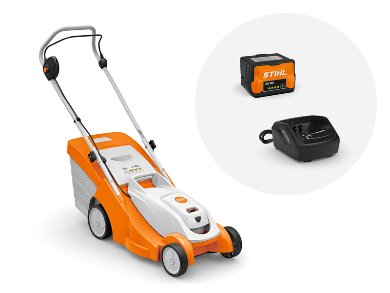 STIHL RMA 239 – kosiarka akumulatorowa, Zestaw: AK 30 + AL 101