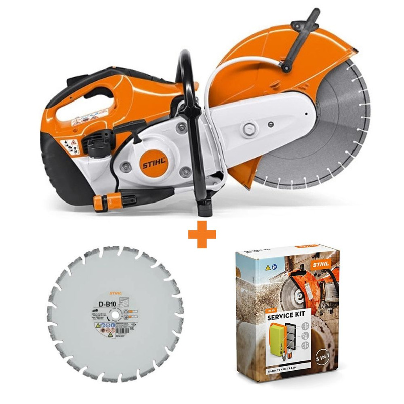 Stihl TS 420 [Moc 4,4 KM] Zestaw z tarczą i zestawem serwisowym