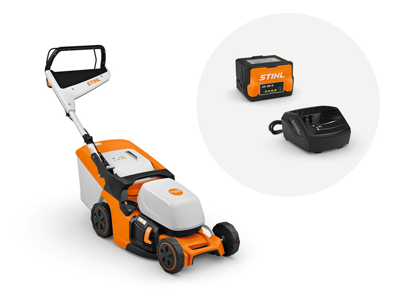 STIHL RMA 443, kosiarka akumulatorowa z AK 30 S i AL 101