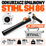STIHL SH 56 – odkurzacz ogrodowy spalinowy, 1 KM