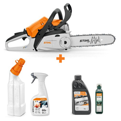 STIHL MS 172 C-BE PM3 35cm – pojemnik do mieszanki, spray i zestaw olei