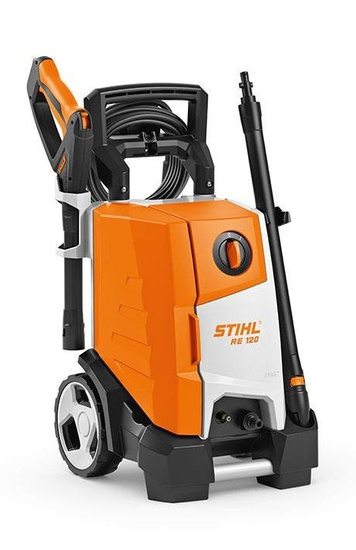 STIHL Myjka wysokociśnieniowa RE 120 + środek do czyszczenia pojazdów CC 100 1L Zestaw promocyjny 