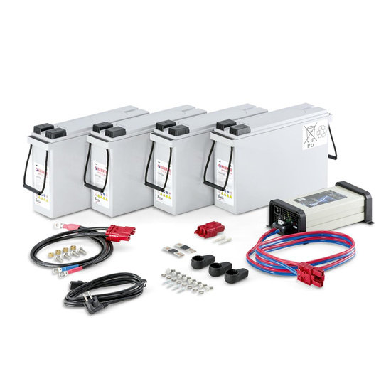 Battery quick-charge set V 24V/164Ah