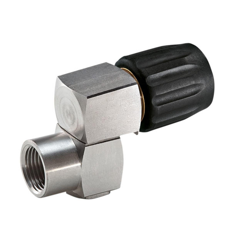 Uchwyt dyszy uchylny