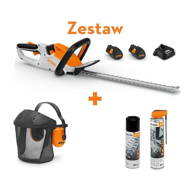 Stihl Zestaw HSA 40 [10 V] Urządzenie + 2 x AS 2 + AL 1 - ZESTAW