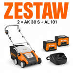 STIHL RLA 240 – wertykulator akumulatorowy, 34 cm, kosz 50 l