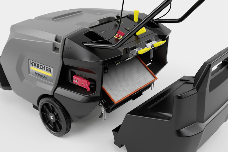Karcher KM 85/50 W Bp - zamiatarka akumulatorowa