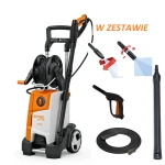 STIHL RE 140 PLUS – myjka wysokociśnieniowa, bęben na wąż, 430 l/h, 180 bar
