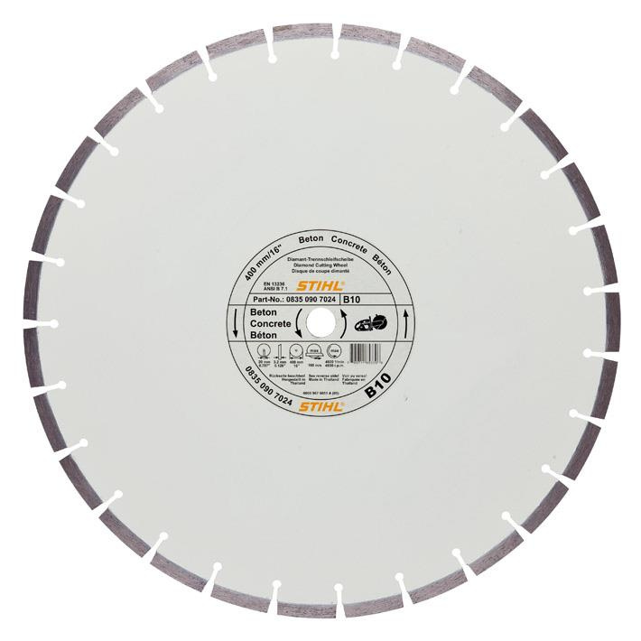 STIHL Diamentowe tarcze tnące D-B10 230 - trwałość i efektywność
