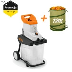 STIHL GHE 140 L – rozdrabniacz elektryczny, 2,5 kW, walec tnący
