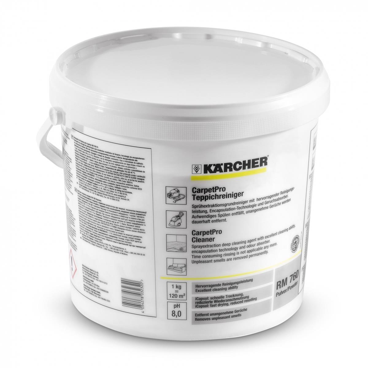 PROSZEK CZYSZCZĄCY CarpetPro RM760 10kg KARCHER - skuteczność czyszczenia i nowoczesna technologia
