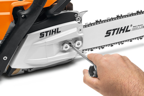 Stihl pilarka spalinowa MS 400 C-M RH [Moc 5,4 KM] - bezpieczeństwo i komfort