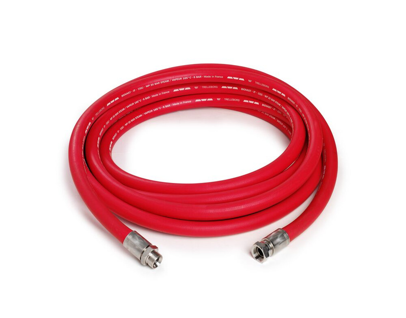 Zwijacz węża parowego 886 3/4" 18m stal nierdzewna Nederman