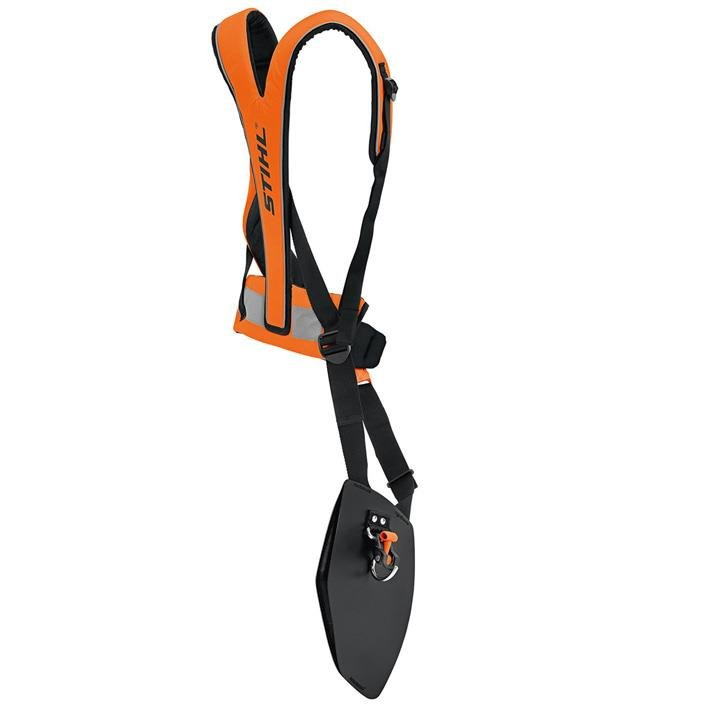 STIHL Szelki ADVANCE PLUS w kolorze jaskrawo pomarańczowym - widoczność i bezpieczeństwo