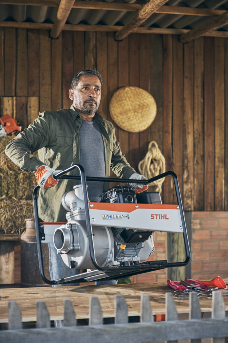 STIHL WP 900 – pompa wody spalinowa, maks. wydajność 94 m³/h