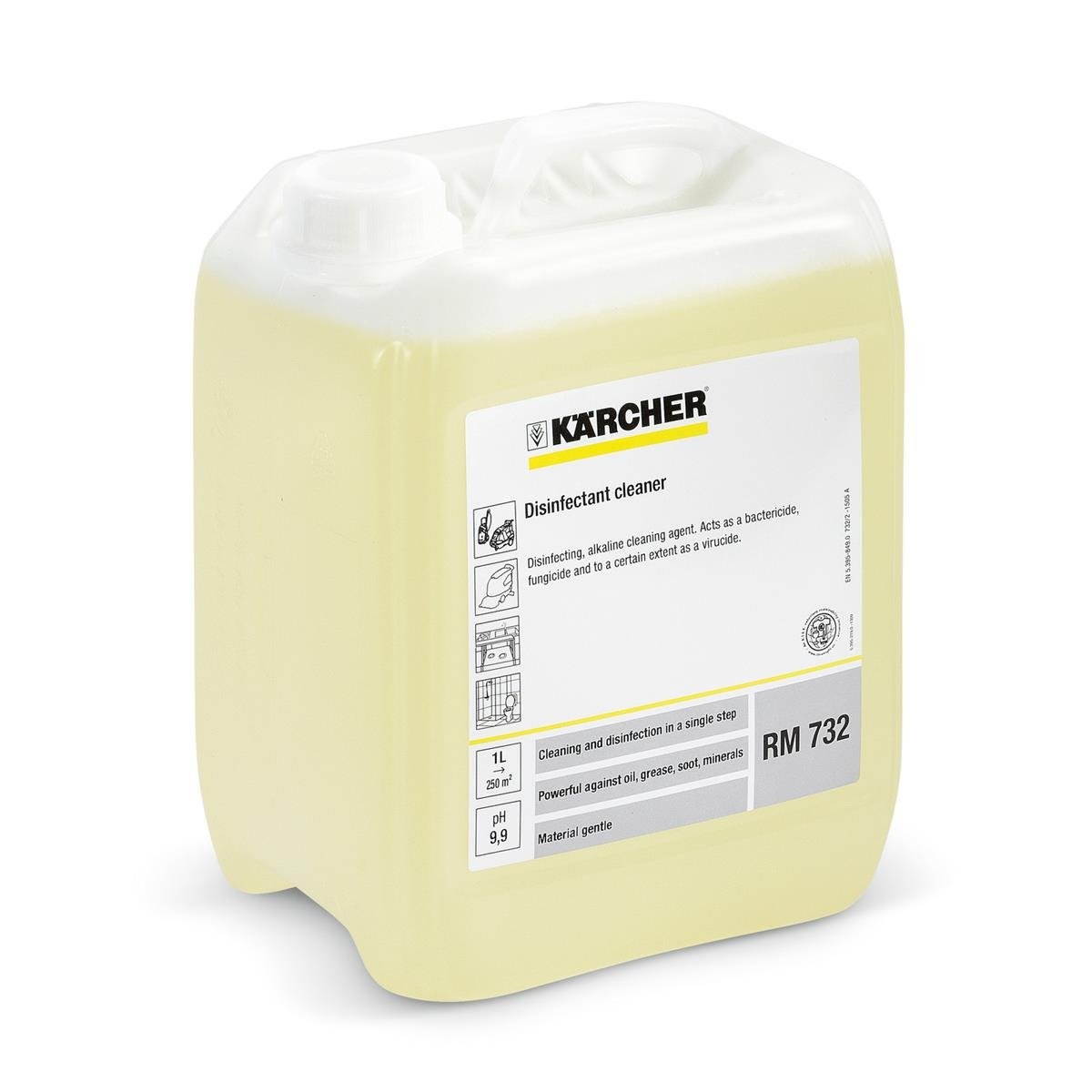 Karcher RM 732 środek dezynfekujący 200L - skuteczność działania