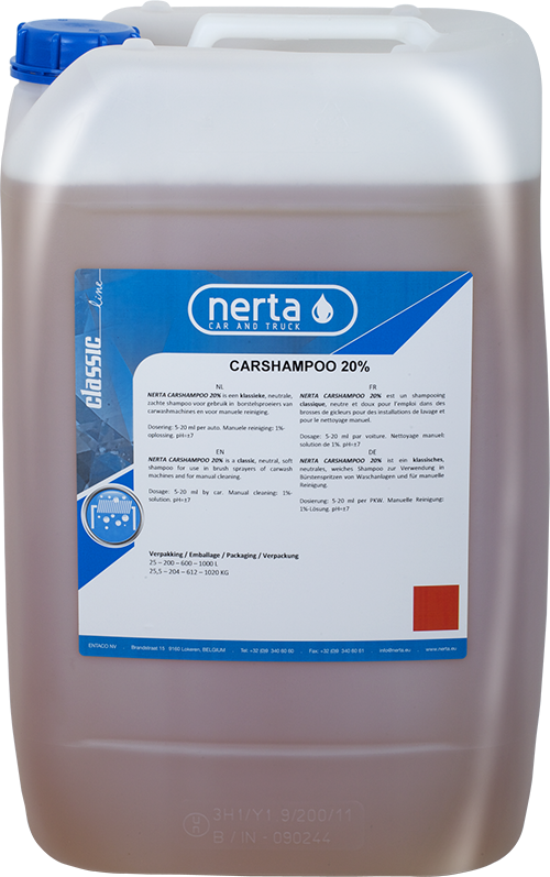 Nerta Szampon Samochodowy 20% 5L