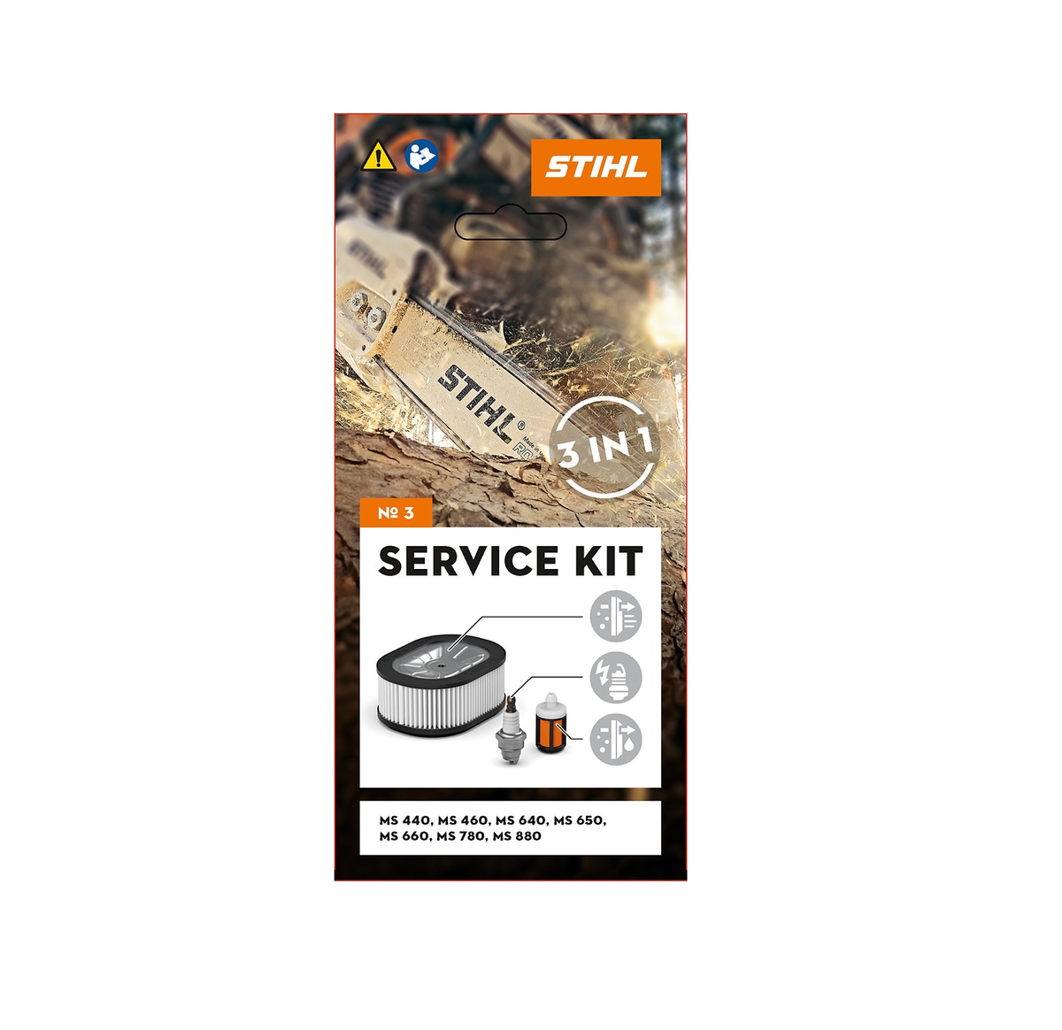 STIHL Zestaw serwisowy nr 3 do MS 440, 640, 650, 660, 780, 880 - filtr powietrza