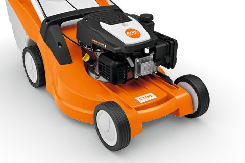 STIHL RMA 239 – kosiarka akumulatorowa, Zestaw: 2× AK 30 + AL 101