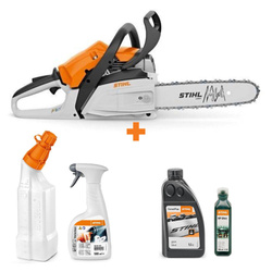 STIHL MS 182 PM3 35cm – pojemnik do mieszanki, spray i zestaw olei