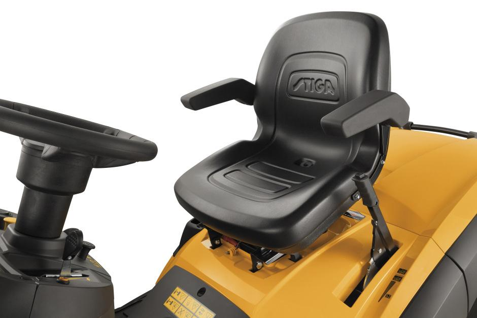 Stiga Traktor ogrodowy Estate 9102 WX - bezpieczeństwo i trwałość